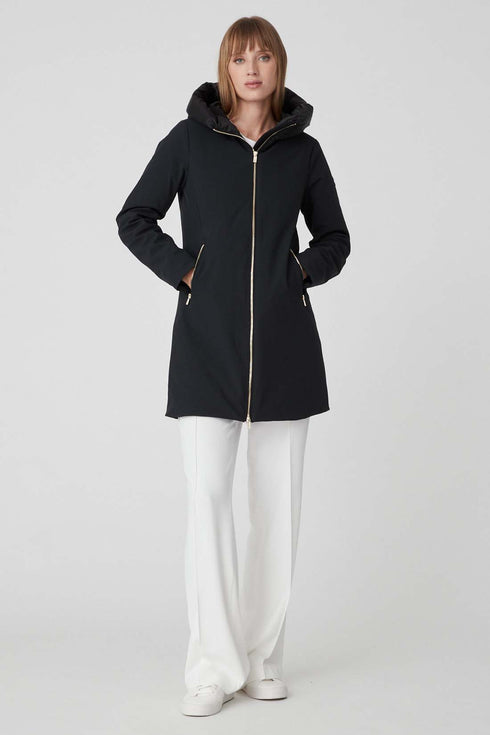 Ciesse Piumini Piumino lungo Piumino Donna lungo Mire Nero - Francavilla Moda